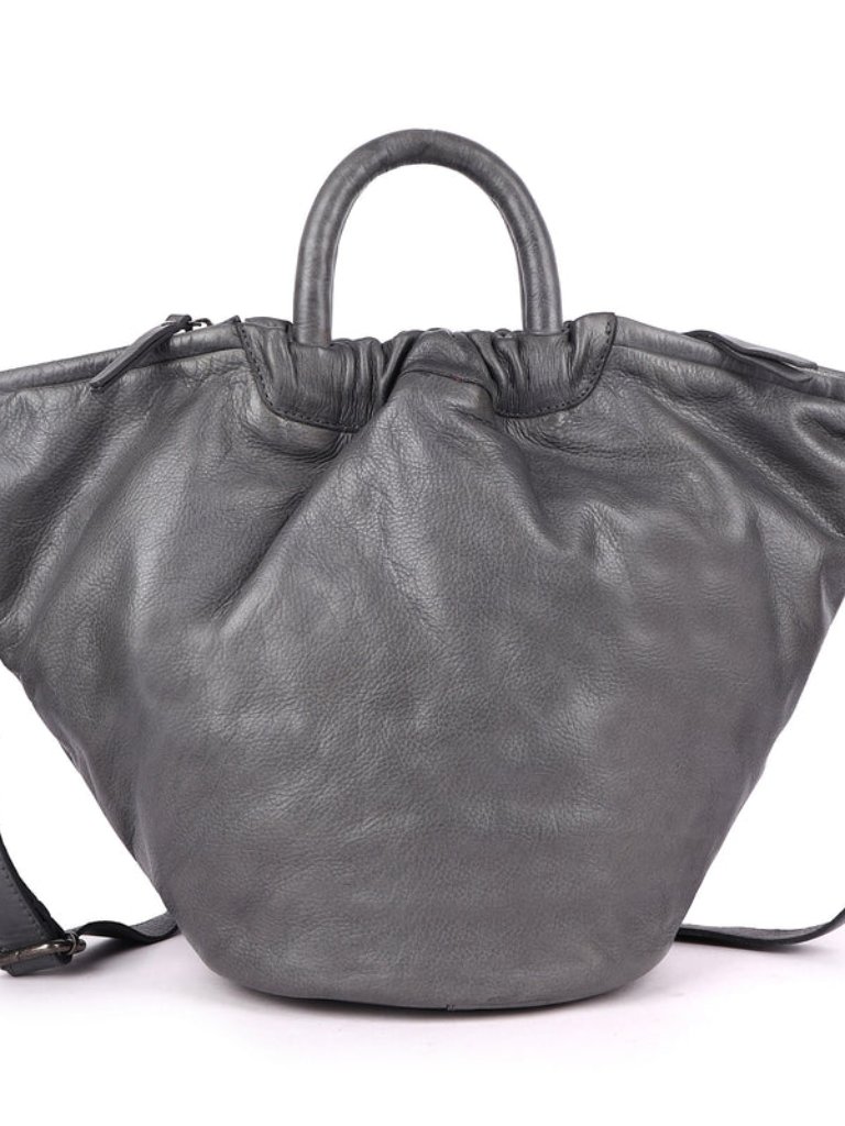 Latico Leathers Gray Ramble Tote Crossbody Bag Brand New!